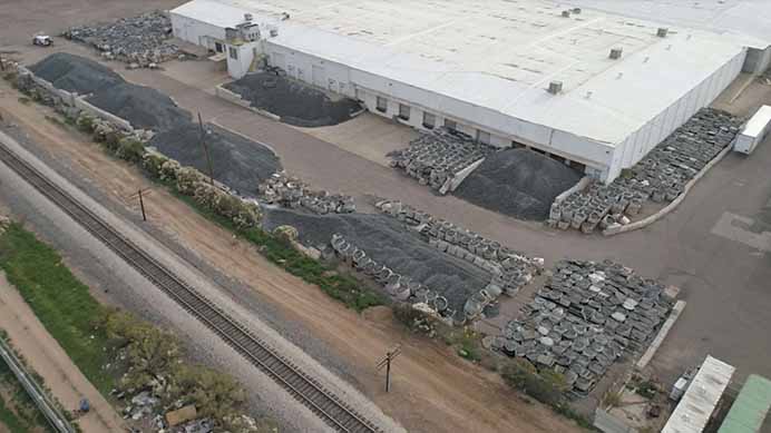 Closed Loop Arizona site from drone.
